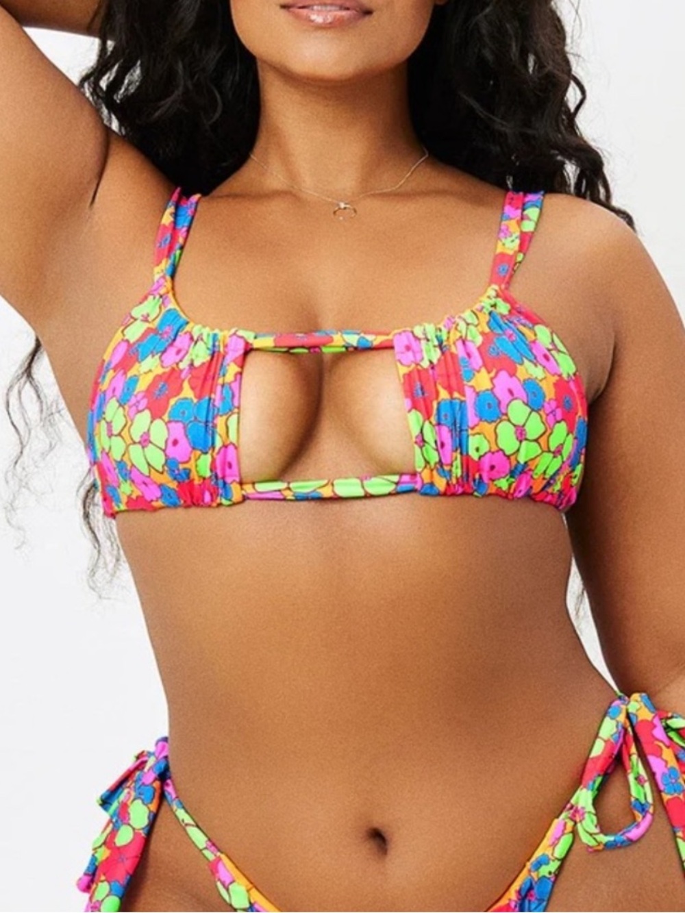 Frankie’s Bikini Willow Top in Groovy Print - Size Medium